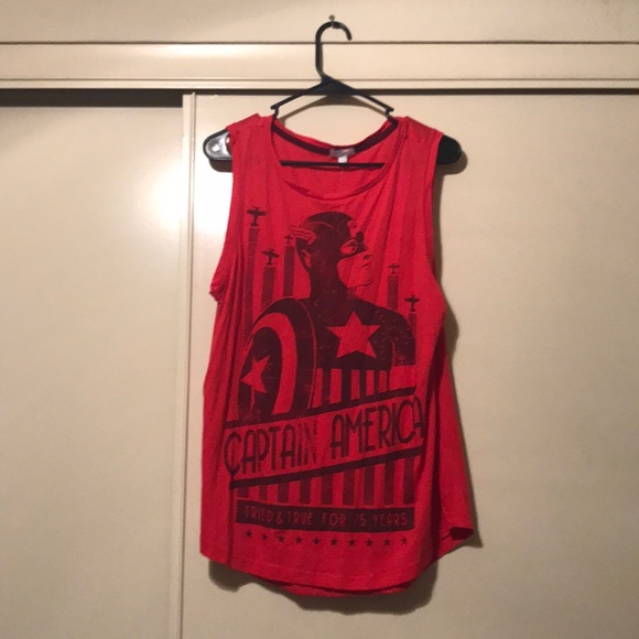 Marvel Tops - Captain America Tank Top